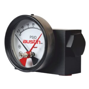FM64 Piston Type Differential Pressure Gauge